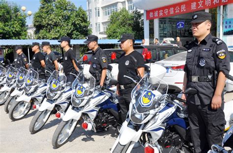 砀山公安局配备20辆警用摩托车投入治安巡逻_宿州市人民政府