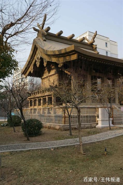 淄博淄川 淄矿集团院内的 日本神社