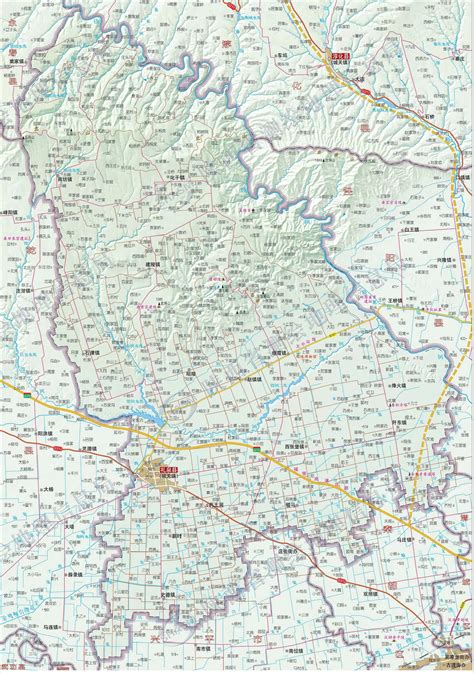 咸阳市礼泉县地图 - 中国地图全图 - 地理教师网