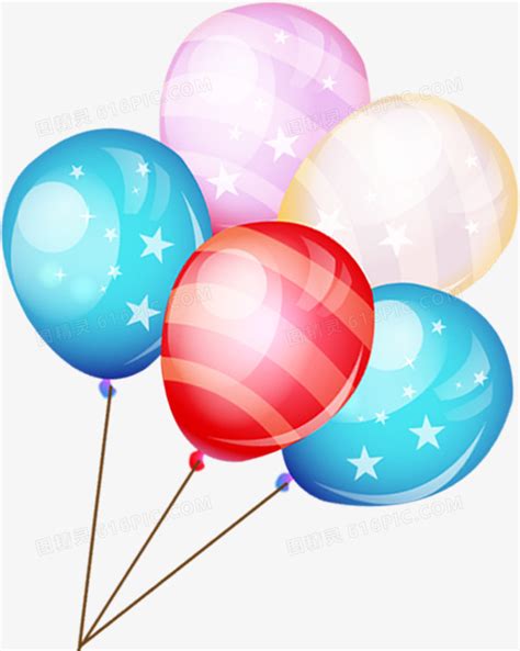 彩色卡通设计气球可爱图片免费下载_PNG素材_编号z2ri97dqj_图精灵
