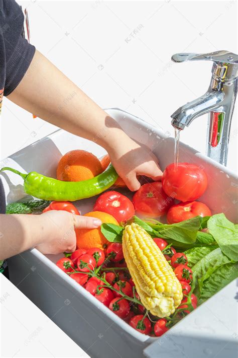 水洗蔬菜食材素材图片免费下载-千库网