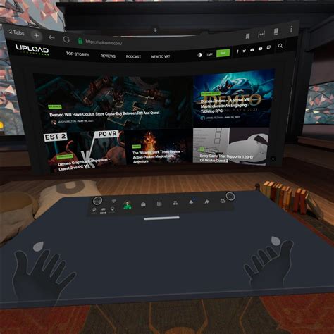 三分钟教你如何在Oculus Quest 2中设置VR办公桌__财经头条