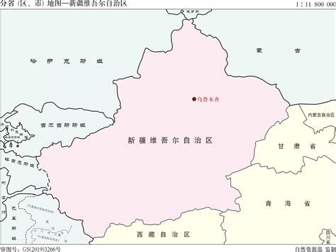 新疆北疆地图图片