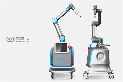 医疗推车机器人工业设计 - 医疗器械外观设计|医疗工业设计|仪器设备产品设计|上海索果工业设计公司|上海维创索果设计
