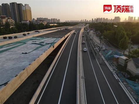 今天起，郑州彩虹桥电厂路以西北侧道路正式通车-大河网