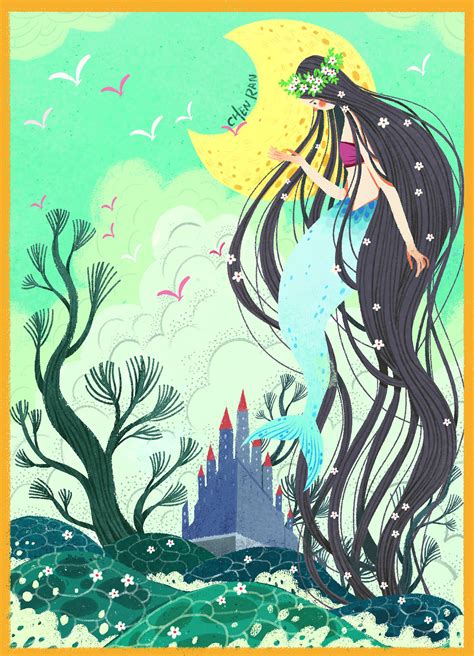 海的女儿|Illustration|kids illustration|CHEN陈然_Original作品-站酷ZCOOL