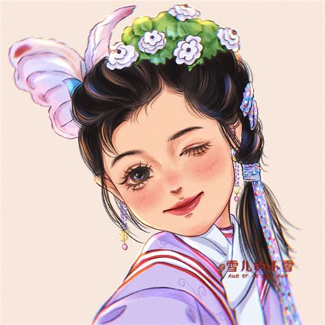 小雪和非主流头像