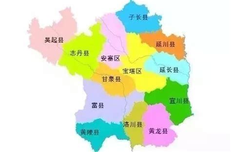 延安市县地图,,安徽_大山谷图库