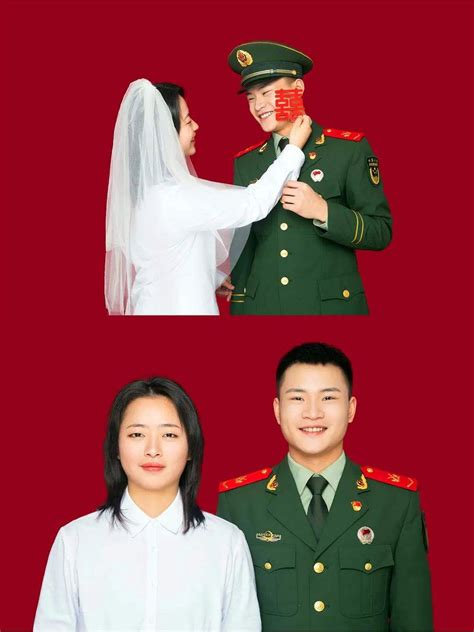建军节军婚典礼插画图片下载-正版图片401576383-摄图网