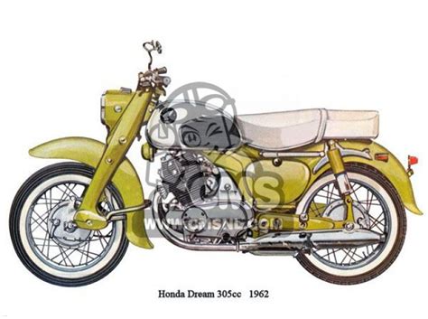 Motocicletta Honda C72 Dream 305cc 2 cyl ohc 2912 1964 in vendita ...