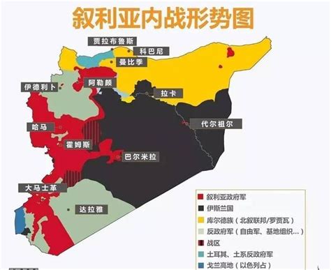 2018叙利亚最新局势_叙利亚2018年最新控制地图 - 随意云