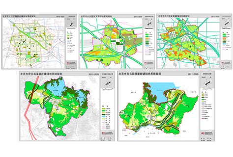 北京市小城镇绿地系统规划研究_北林地景