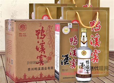 贵州鸭溪窖酒52度珍藏浓香型白酒老八大名酒礼盒整箱装500ml瓶-淘宝网