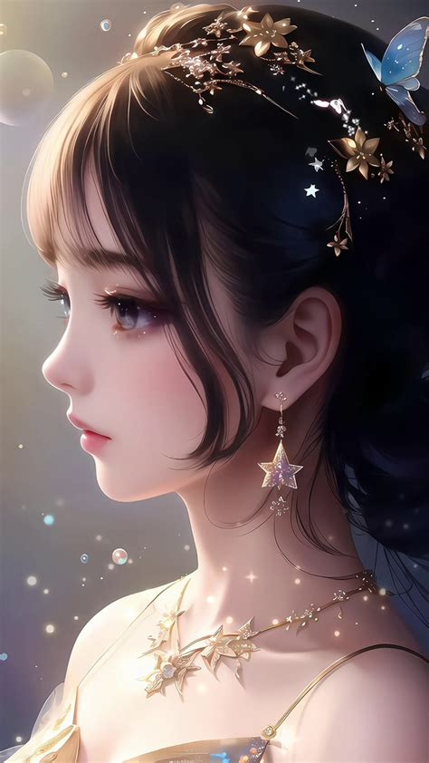 二次元美女百合图片