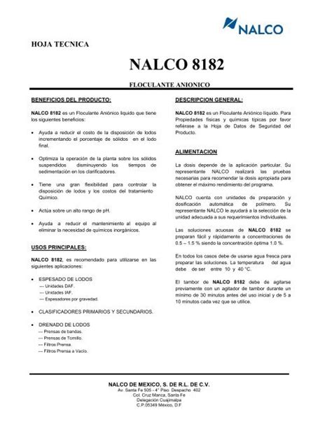 NALCO 8182