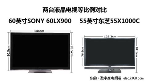 电视机尺寸对比一览图,电视机尺寸对比示意图,电视机尺寸一览表图片_大山谷图库