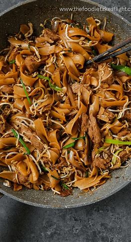 Image result for chow fun noodles