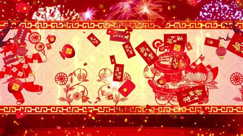 刘德华恭喜发财led配乐成品视频新年快乐财运到红包喜庆中国年视频素材-livekong来悟空