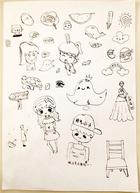 简单手绘|插画|插画习作|小小岳在成长 - 原创作品 - 站酷 (ZCOOL)