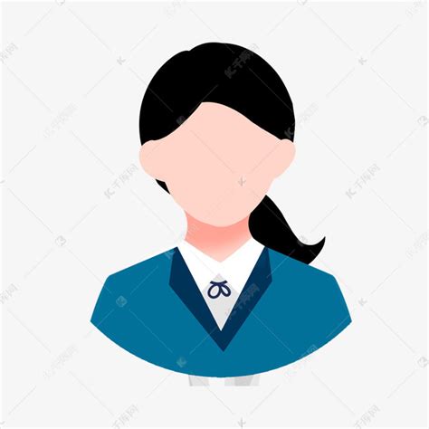 商务人物女性头像素材图片免费下载-千库网