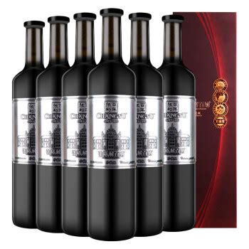 张裕多名利精品 干红葡萄酒三星彩龙750ml*6瓶 整箱装国产红酒