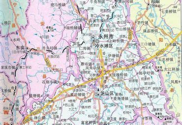 湖南永州市市区地图,永州市地图,永州市地图全图高清版_大山谷图库