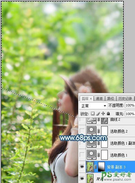 自拍调色图片