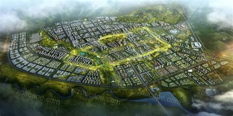 河南省洛阳市孟津县中心城区总体城市设计_设计素材_ZOSCAPE-建筑园林景观规划设计网