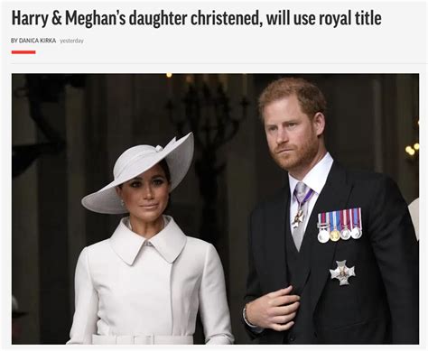 哈里和梅根的女儿已在美国受洗，首次公开使用公主头衔-大河新闻