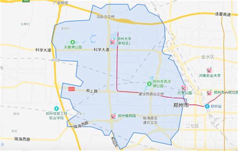 郑州市中原区高清地图,州各个区划分图,州中原区范围_大山谷图库
