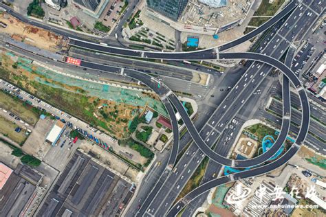 安徽合肥：金寨路快速化改造主线桥即将放行通车-人民图片网