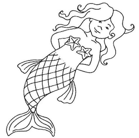 怎么画可爱的美人鱼，美人鱼公主简笔画可爱