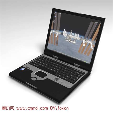 3D笔记本电脑模型3dmax素材免费下载_红动中国