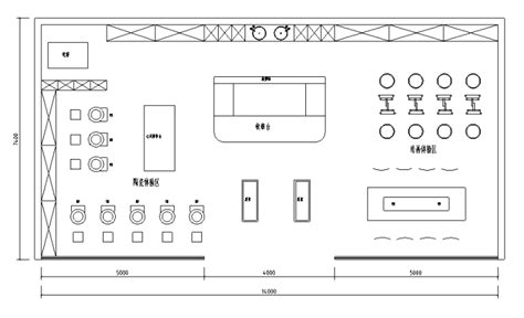 手工体验店设计施工图（含效果图）-商业空间装修-筑龙室内设计论坛