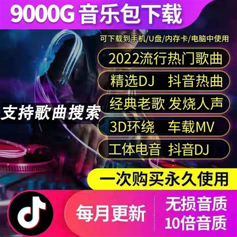 2022车载音乐下载包无损音源抖音流行DJ热门MP3新歌曲MV免费下载-淘宝网