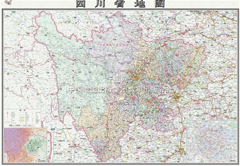 四川省政区地图 - 四川省地图 - 地理教师网