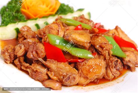 红烧鸡块,中国菜系,食品餐饮,摄影素材,汇图网www.huitu.com