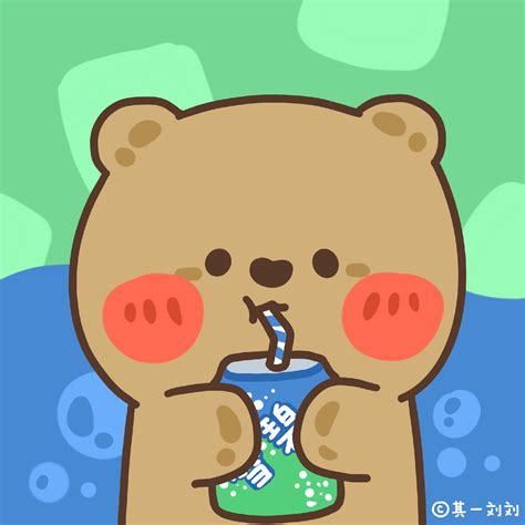 小熊的可爱头像图片