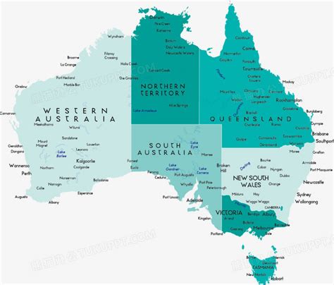 澳大利亚地图PNG图片素材下载_澳大利亚PNG_熊猫办公