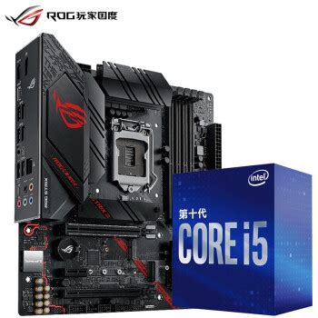英特尔（Intel） i710700/10400F/10500处理器玩家国度ROGB460 U板套装 华硕B460-G GAMING I3 ...