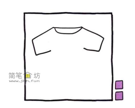 简笔画T恤的画法分解步骤【彩色】 - 学院 - 摸鱼网 - Σ(っ °Д °;)っ 让世界更萌~ mooyuu.com