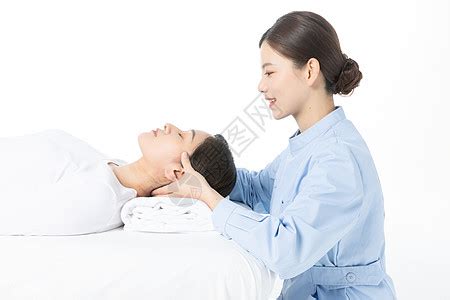 头部按摩图片