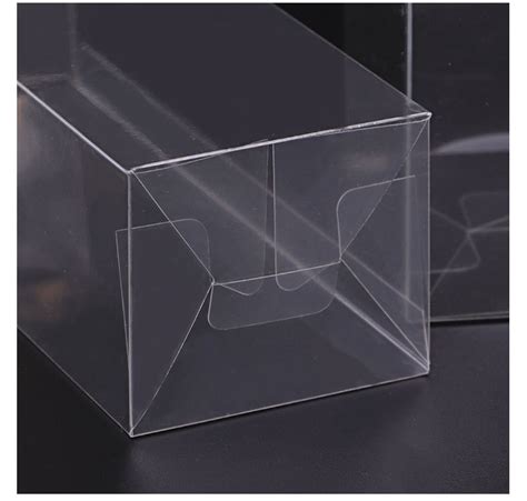 pvc包装盒透明pp塑料胶盒长方形折盒产品防尘pet彩盒定 制LOGO-阿里巴巴
