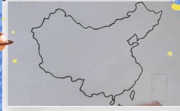 中国地图怎么画 地图的画法简笔画图片 - 巧巧简笔画