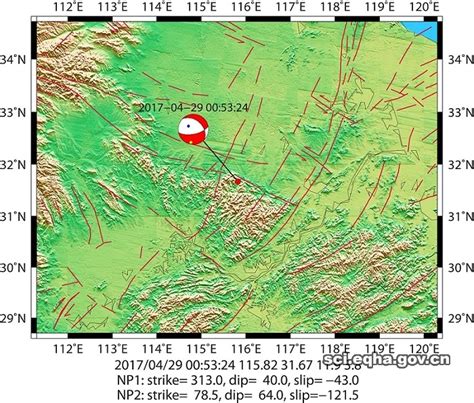 2017年4月29日安徽金寨ML3.7地震震情跟踪_河南省地震局