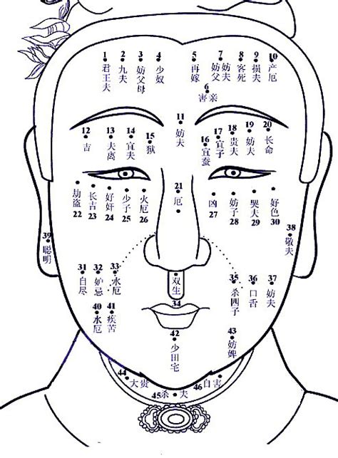 面相痣图解图片
