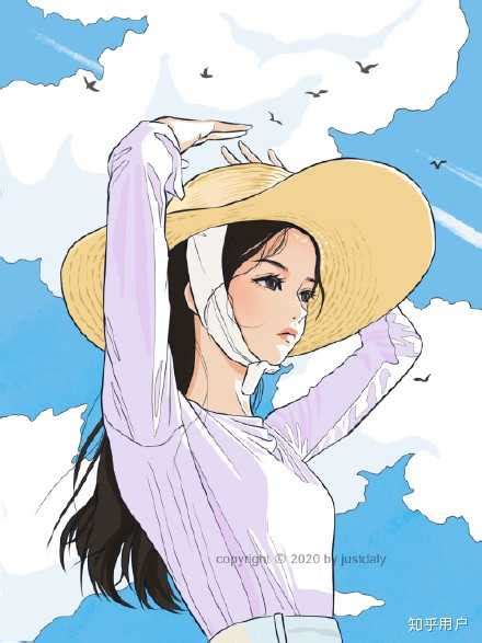 画文静甜美女生头像