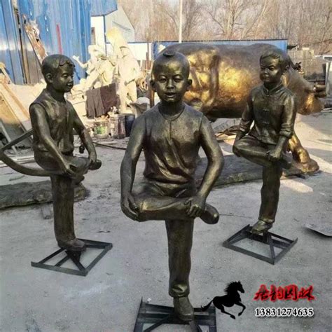 儿童逗乐广场雕塑 博创广场雕塑铸造厂家