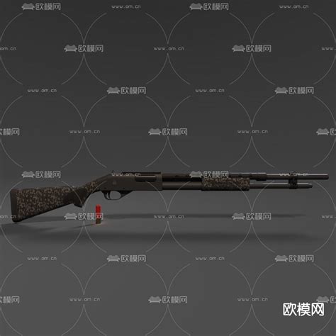 设计星素材分享平台 雷明顿狙击步枪模型 Remington 700 3D model