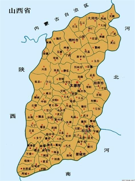 晋西北地图